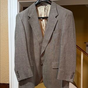 Hart Schaffner Marx Gray Plaid Blazer